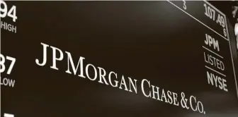  ?? Associated Press file photo ?? Leaked government documents indicate that JPMorgan moved money for people and companies tied to massive looting of public funds in Malaysia, Venezuela and Ukraine, a report says.