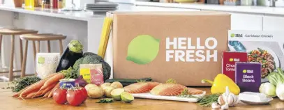  ?? ?? Hellofresh is the most popular meal kit service in Canada.