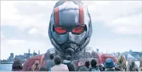  ?? DISNEY/MARVEL STUDIOS VIA AP ?? Actor Paul Rudd in a scene from Ant-Man and the Wasp.