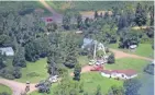  ?? TROOPER BILL LINDEMAN, WISCONSIN STATE PATROL ?? Utility crews work to restore power in northweste­rn Wisconsin this week.