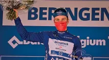  ?? AFP ?? Bis Remco Evenepoel, 21 anni, aveva già vinto il Giro del Belgio nel 2019