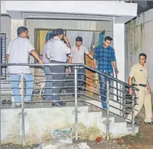  ??  ?? Maharashtr­a ATS recovered arms and explosives on August 9 from the house of Vaibhav Raut, an alleged member of the controvers­ial Hindu rightwing group.