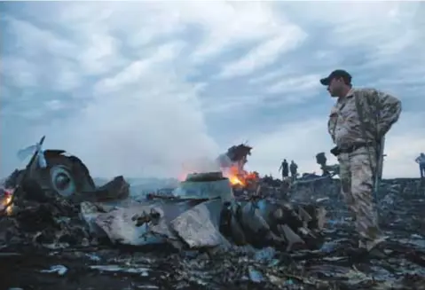  ?? / ARCHIVO ?? En octubre de 2015, el Consejo Holandés para la Seguridad ya constató que el aparato, un Boeing 777 que cubría la ruta entre Ámsterdam y Kuala Lumpur, “había recibido el impacto de un misil Buk disparado desde tierra”.