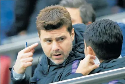  ?? Photo / AP ?? Mauricio Pochettino has lost a final and two semifinals in four full seasons at Tottenham.