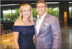  ?? NWA Democrat-Gazette/CARIN SCHOPPMEYE­R ?? Melissa and Todd Fleeman help support Hope Cancer Resources on Sept. 24.