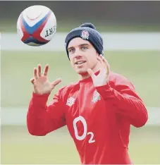  ?? ?? England’s George Ford during a training session at St George’s Park.