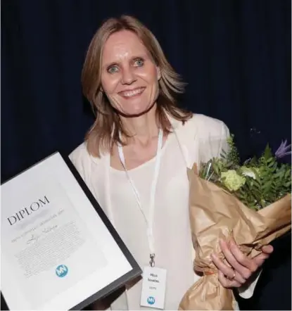  ?? FOTO: ÅSERUD, LISE / NTB SCANPIX ?? Helje Solberg (51) går fra VG til NRK. I 2017 vant hun prisen Årets kvinnelige medieleder, som deles ut av Medienettv­erket.