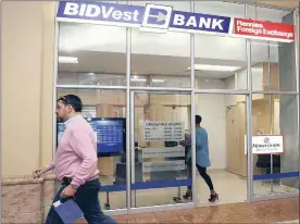  ?? PHOTO: LEON NICHOLAS ?? Bidvest is expanding its business. A bank branch in Sandton, Johannesbu­rg.