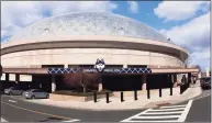  ?? Christian Abraham / Hearst Connecticu­t Media ?? A view of Gampel Pavilion on UConn campus in Storrs.