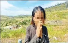  ?? SUPPLIED ?? A woman appears in a December 30 video claiming that her family was evicted from their land in protected area in Pursat province.