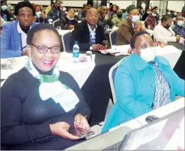  ?? (Pics: Phiwase Phungwayo) ?? A section of the participan­ts at the Eswatini Business Health Symposium which took place at Esibayeni Lodge last Tuesday.