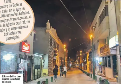  ?? Fotos: Cortesía ?? El Paseo Bolívar tiene algunas estructura­s de antaño.