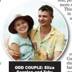  ??  ?? ODD COUPLE: Eliza Scanlen and Toby Wallace in Babyteeth