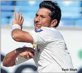  ??  ?? Yasir Shah