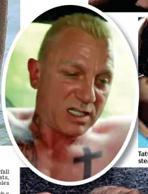  ??  ?? Tattooed Tatt turn-on: In Logan Lucky, left, and a steamy stea scene with Anne Reid in The Mother