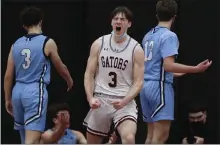  ?? KARL MONDON — STAFF PHOTOGRAPH­ER ?? Sacred Heart Prep's Emmer Nichols, seen celebratin­g last week, scored 16points Monday to help beat St. Francis in the CCS playoffs.