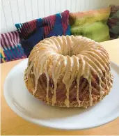  ?? RICK NELSON/HARPER DESIGN ?? Cinnamon swirl Bundt cake.