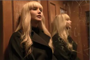  ?? Murray Close/Twentieth Century Fox ?? Jennifer Lawrence in “Red Sparrow”