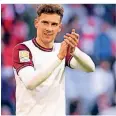  ?? FOTO: DPA ?? Applaus, Applaus: Leon Goretzka engagiert sich