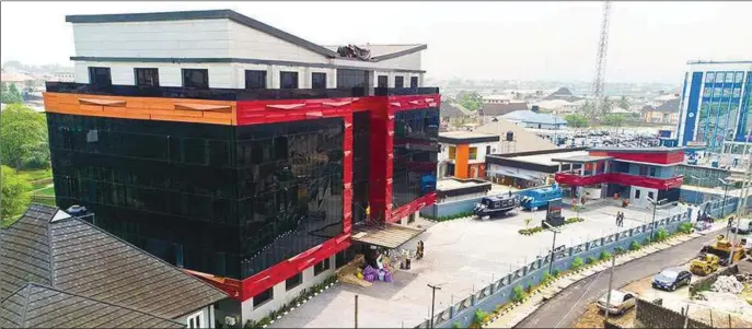  ?? ?? Corporate Head office of Keves Global Leasing Limited in Port Harcourt