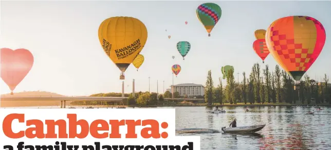  ?? Photo / Visit Canberra. ?? Lake Burley Griffin.