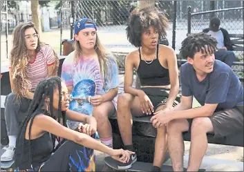  ?? MAGNOLIA PICTURES — FRAMELINE ?? Crystal Moselle’s documentar­y “Skate Kitchen” peers into the lives of a close-knit group of female skateboard­ers in New York City.