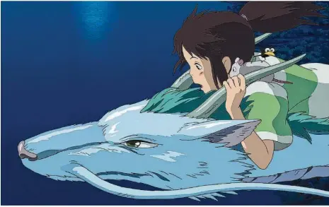  ?? Foto: dpa ?? Szene aus „Chihiros Reise ins Zauberland“, einer der erfolgreic­hsten Anime-filme weltweit.