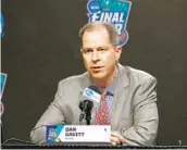  ?? MAXX WOLFSON GETTY IMAGES ?? Senior Vice President of Basketball for the NCAA Dan Gavitt apologized to the women’s teams.