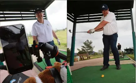  ?? ?? Le Varois Stéphane Macagno, alias Mac Mouton, est l’un des rares, si ce n’est le seul, golfeur youtubeur de la région.