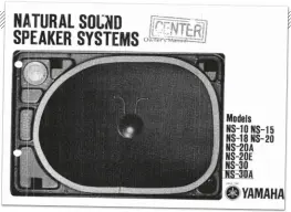 ??  ?? ABOVE: The huge JA6002 and JA5002 drivers dominated the insides of early Yamaha ‘Natural Sound’ speaker systems.