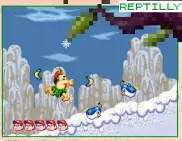  ??  ?? » [SNES] Super Adventure Island’s stages may be cliched, but they look mighty impressive.