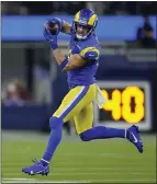  ?? JAE C. HONG — THE ASSOCIATED PRESS ?? Rams wide receiver Cooper Kupp, who was injured and missed Super Bowl LIII, gets his chance on the big stage today vs. Cincinnati.