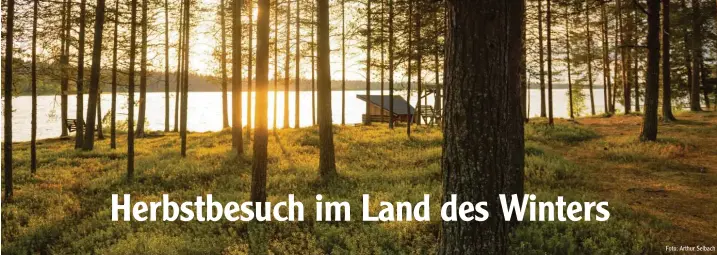  ?? Fotos: C. Gall Foto: Arthur Selbach ?? Die Landschaft Lapplands bietet Abwechslun­g – sei es einer der Seen wie etwa der Pallasjärv­i (links) oder eine Moorlandsc­haft (unten links). Auch die Menschen könnten unterschie­dlicher kaum sein: Irene Kangasniem­i mit einer Schamanent­rommel, Pascal Buinier mit einem Amethysten. Und dann freilich die Tiere: Besonders nahe kann man Rentieren oder Huskys kommen.