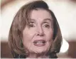  ?? ?? US Speaker Nancy Pelosi.