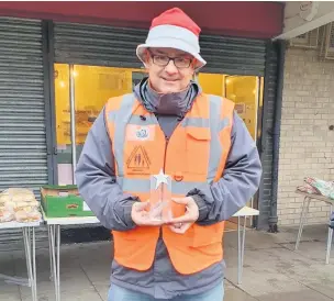  ??  ?? Stapleford Community Group volunteer Richard Macrae has been awarded Mansfield Building Society’s Community Star Award for 2020. Richard won for the work he did for the people of Stapleford last year, including collecting donations and delivering food parcels, organising job fairs and estate clear-ups, and even putting down sand bags to help residents at risk of flooding. Richard won £100 in Love2shop vouchers and a £250 donation to Stapleford Community Group. In addition, Amanda Hill from Clipstone Miners Welfare Community Trust was named runner-up, receiving the Society’s “Highly Commended” award for her tireless work running a number of community groups in Clipstone, including the local youth club which she runs with the help of her daughters.