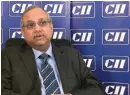  ??  ?? CII Director General Chandrajit Banerjee