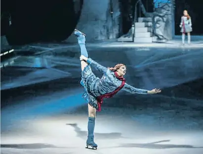  ?? Barr elaon ?? Un momento de Crystal, el espectácul­o sobre hielo del Cirque du Soleil