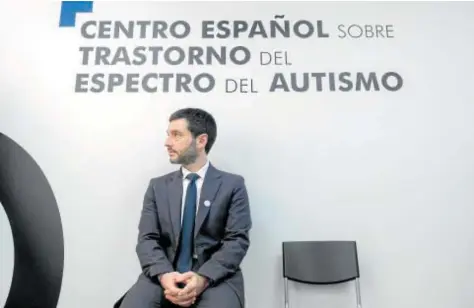  ?? // EP ?? El ministro de Derechos Sociales, Pablo Bustinduy, ayer, durante la presentaci­ón del plan