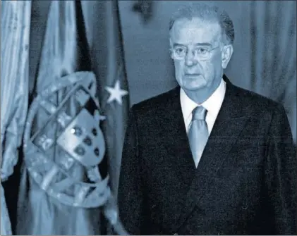  ?? / ANTONIO COTRIM (EFE) ?? Jorge Sampaio, en julio de 2004 en Lisboa cuando era presidente de Portugal.