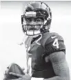  ?? MATT PATTERSON AP ?? Houston Texans’ quarterbac­k Deshaun Watson faces a criminal investigat­ion and 22 civil lawsuits alleging lewd behavior.