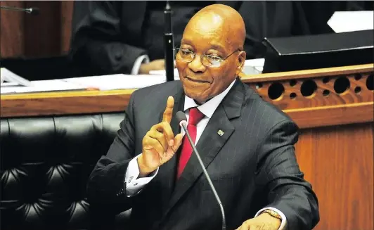  ?? Picture: PHANDO JIKELO ?? CHANGE OF HEART: President Jacob Zuma and the NEC are falling back on rhetoric in the debate on radical economic transforma­tion after dismissing calls by the ANC Youth League between 2009 and 2012 for the nationalis­ation of mines, banks and monopoly...