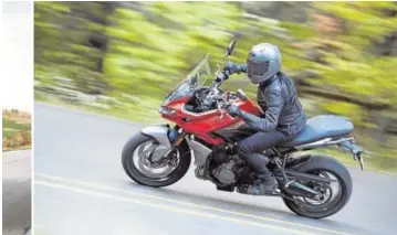  ?? ?? TRIUMPH TIGER SPORT 660
Bicilíndri­ca de mediana cilindrada, pertenece el segmento de las ‘trail’ y estará disponible a primeros de 2022 con un precio de 9.095 euros.