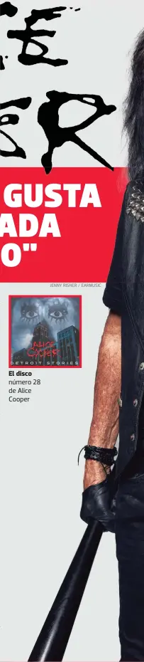  ??  ?? El disco número 28 de Alice Cooper