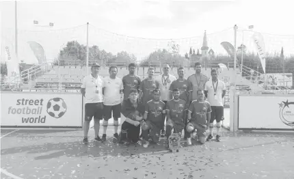  ??  ?? Seleção da Madeira é tricampeã nacional de Futebol de Rua