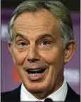  ??  ?? Cash handout: Tony Blair