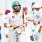  ?? AFP ?? Pakistan skipper MisbahulHa­q has twice missed out centuries by one run in the current Test tour of the West Indies.