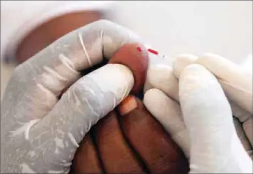  ??  ?? Avoiding risky behaviours can prevent HIV