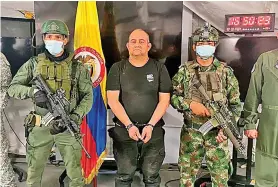  ?? Archivo / El Siglo ?? El narcotrafi­cante fue detenido en el año 2021 en Colombia.