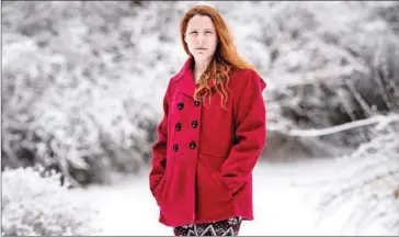  ?? CHAD BATKA/THE NEW YORK TIMES ?? Dylan Farrow at her home in Bridgewate­r, Connecticu­t, on February 2. Farrow maintains that her adoptive father, the famed director Woody Allen, sexually assaulted her when she was 7.