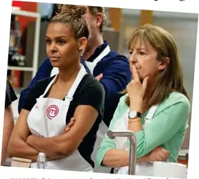  ??  ?? Chopped: Fellow contestant­s Samantha Mumba and Evelyn Cusack